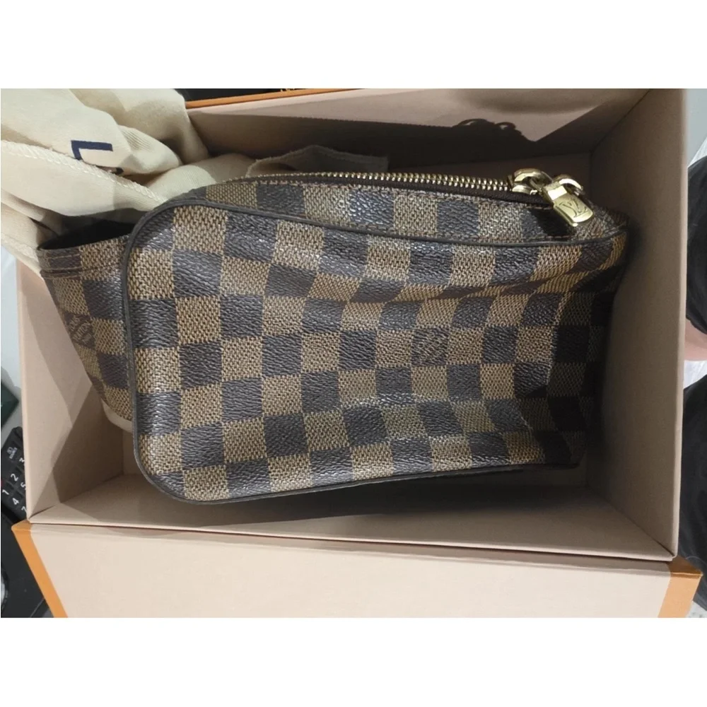 Louis Vuitton Brown Damier Ebene Geronimos Belt Bag sling - Picture 12 of 12